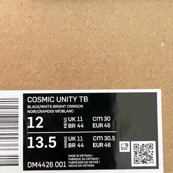 ✔️NIB✔️ NIKE Cosmic Unity TB Wind Black White - Picture 10 of 10